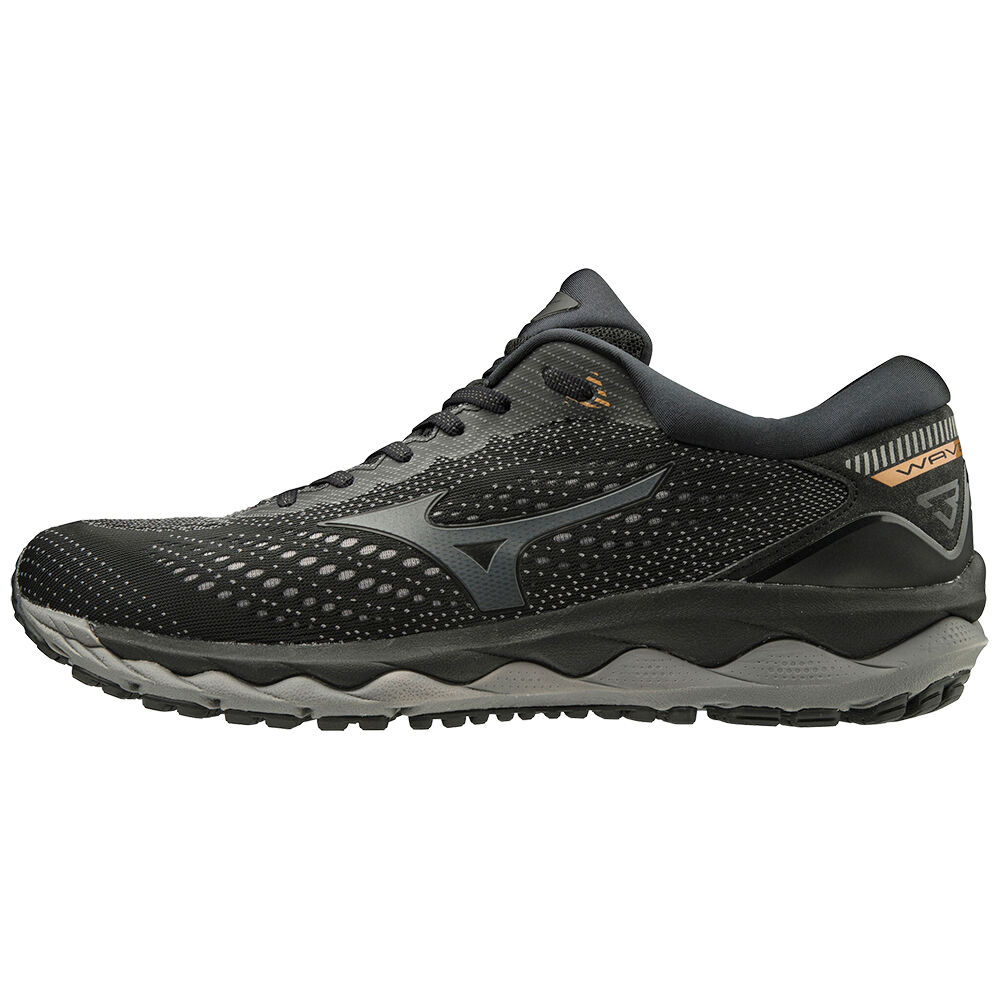 Sapatilhas Running Mizuno WAVE SKY 3 - Homem - Pretas/Cinzentas - EKVGW7495